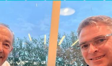 Adolfo desafía y Delfor Sergnese dice que podría ser su compañero de fórmula .La foto con Villegas que tira la cuerda .