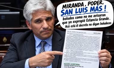 Si Poggi expropió mal Estancia Grande, se supone que apelará Fiscalía de Estado.Bochornoso papelón de Comunicación por ignorancia.