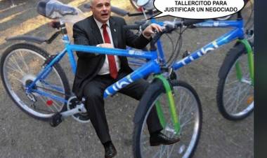 Poggi aprieta a pequeños bicicleteros , para justificar él negociado con los de afuera .Es ridículo , dice Abdala .Bicis sin vicisendas, un ridículo con sobreprecios 