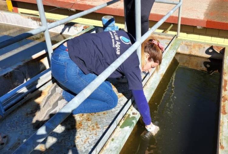 Fiscalizan las plantas potabilizadoras de Luján y Potrero