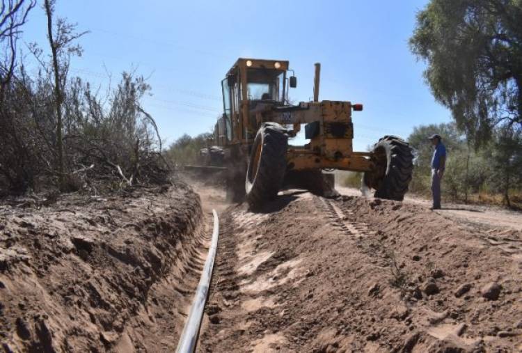 Más obras hídricas en parajes de Belgrano