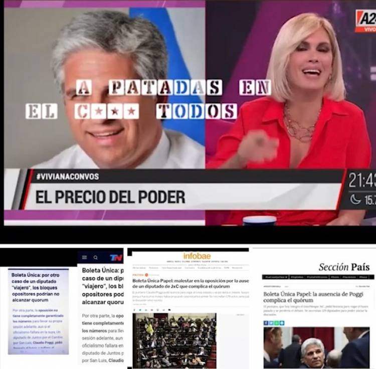 Canosa"a Poggi hay que patearle el c....lo por vago y traidor a JxC.................................