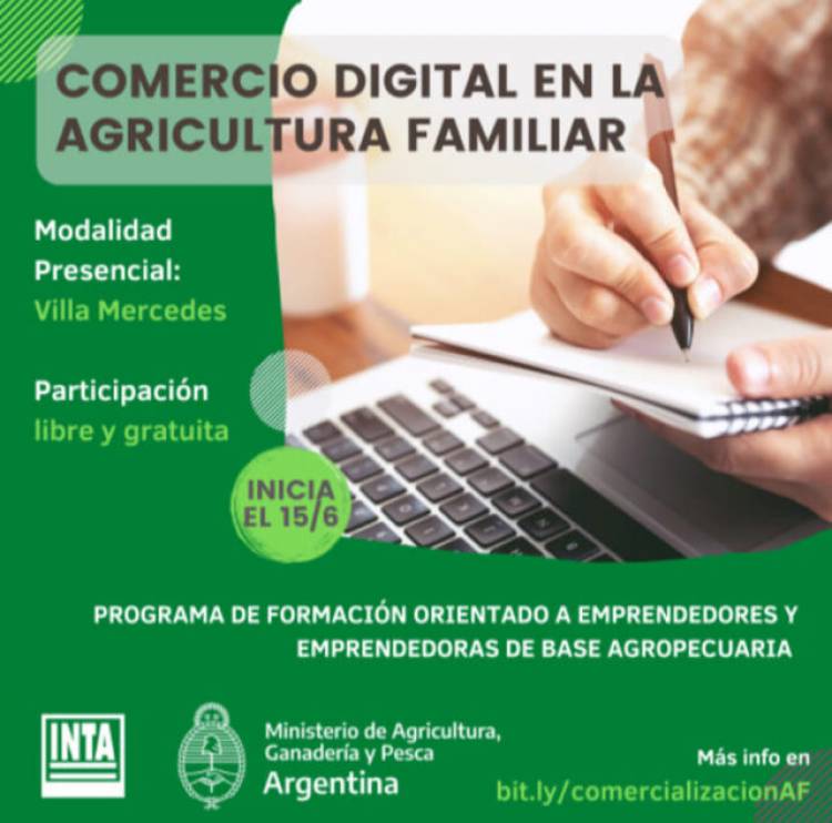 Agricultura Familiar: capacitación sobre comercio digital