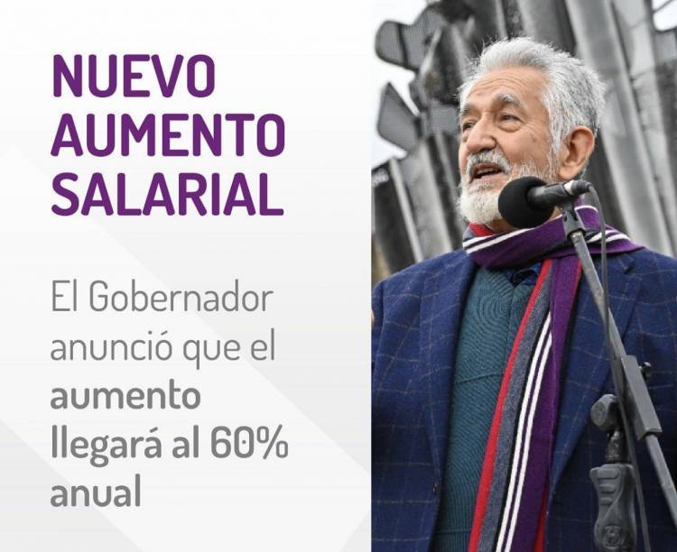 Aumento del 46 % al 60 %  en Administración Pública 