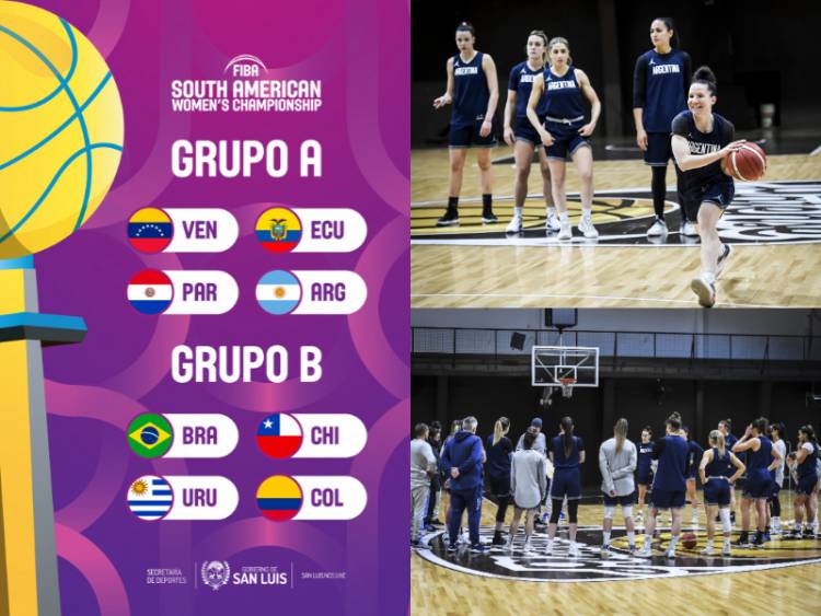 BÁSQUET FEMENINO: Argentina jugará en La Pedrera