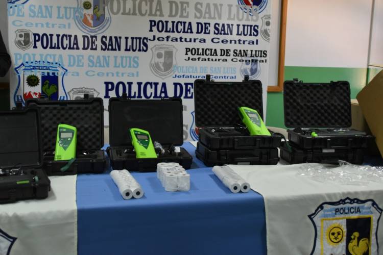 Más equipos para realizar controles de alcoholemia