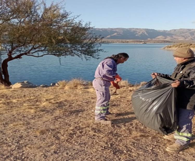 SAN FRANCISCO: mantenimiento en el Dique Las Palmeras