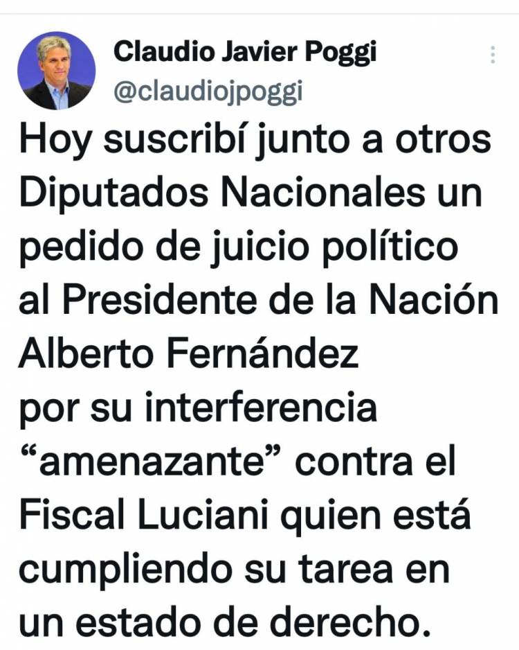 El golpismo de Poggii.Firmó voltear al Presidente .Una burrada y escupir para arriba 