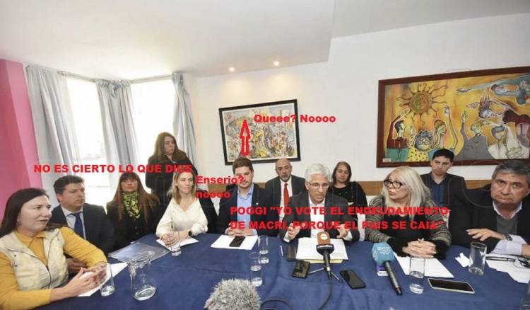 Poggi sin careta envenenado dijo lo que NO debiò decir"yo votè a favor del endeudamiento porque el paìs se caìa".Flaco favor le hace a Macri con su opiniòn.El PRO indignado.Se lo diràn a Mauricio??