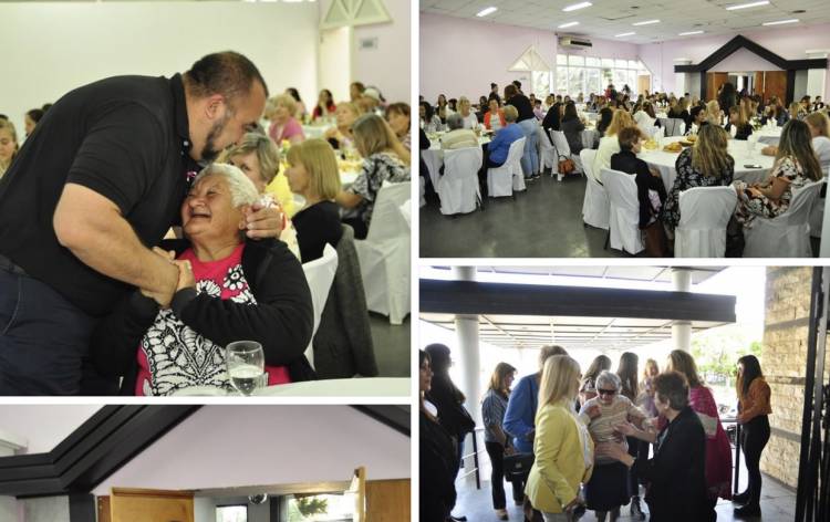 Maxi Frontera festejó en el Hogar Santa Teresita, el Día de la Madre .