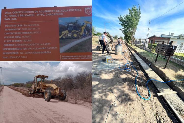 VILLA LARCA: crece impulsado por la obra pública
