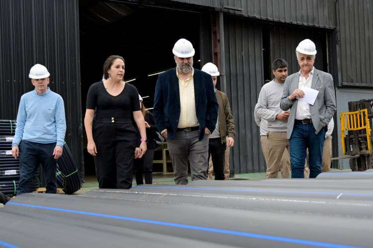 LISTA LA TUBERÍA PARA LA PRIMERA OBRA HÍDRICA EN MERLO