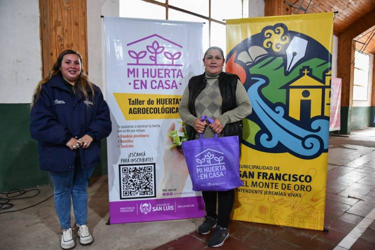 SAN FRANCISCO: entregaron kits de “Mi Huerta en Casa”