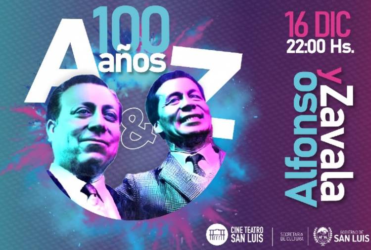 Homenaje a Alfonso y Zavala en el Cine Teatro San Luis