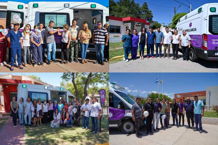 LA PROVINCIA YA ENTREGÓ 40 NUEVAS AMBULANCIAS