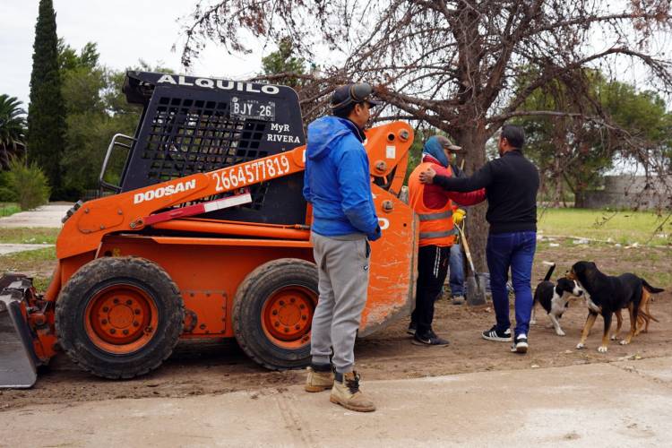 Avanzan las obras en la zona norte de la ciudad capital