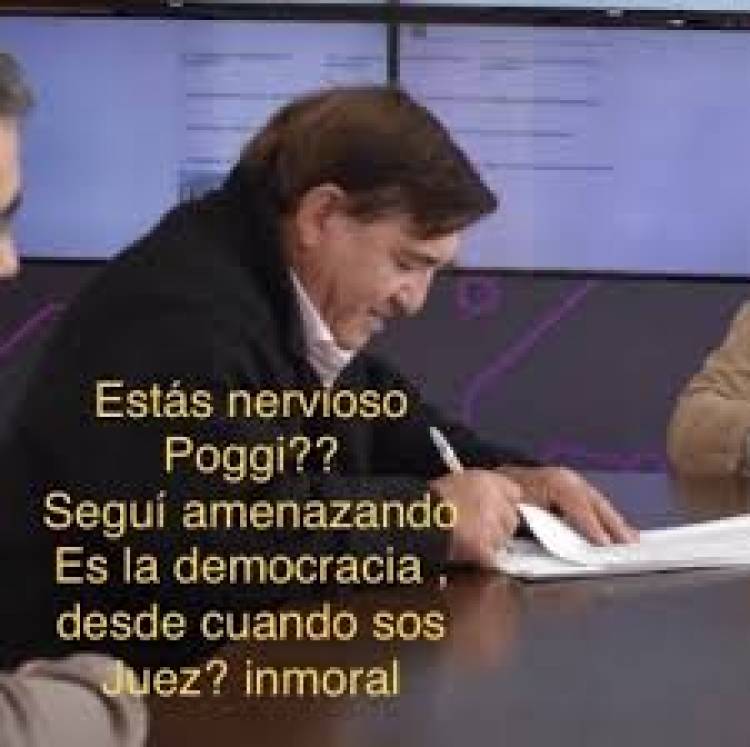 Cruz:Poggi  no puede justificar los millones  que tiene, casas y campos que tiene.El delincuente y atorrante es el “