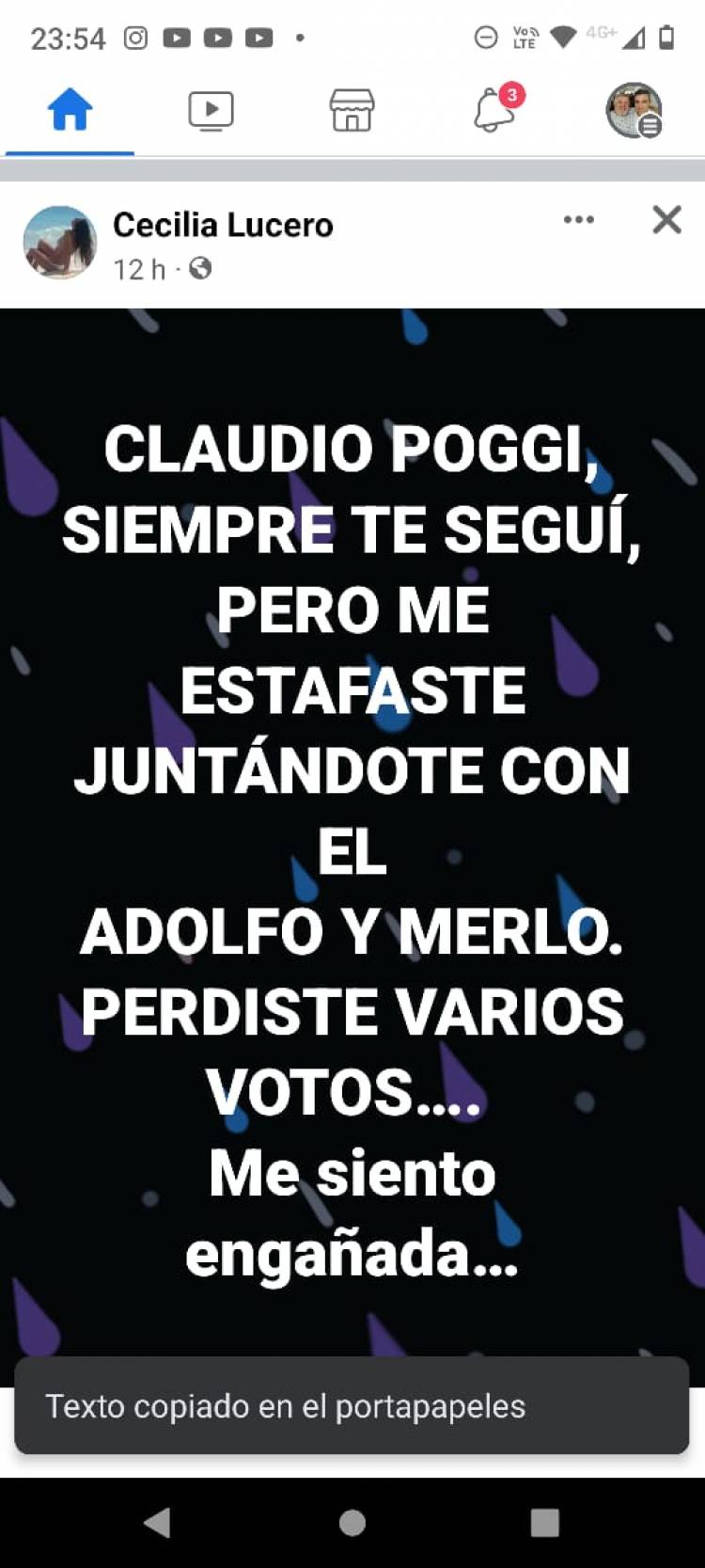 La Turca Lucero trató de estafador político a Poggi y es  un escándalo 