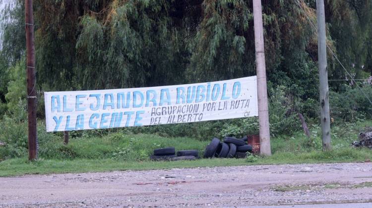 JUNÍN: una banca para Alejandra Rubiolo