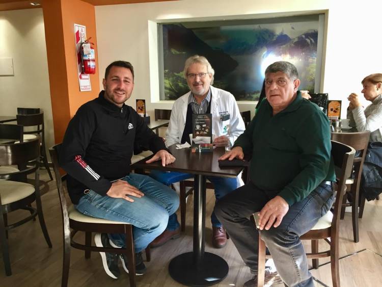 Juampi con el  Sanatorio Rivadavia. Integración de lo público con lo privado . Crecen las expectativas en San Luis 