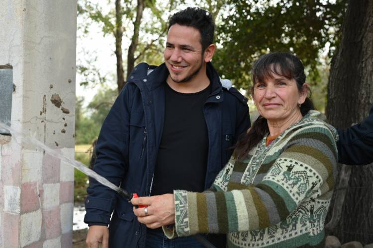  LA MAJADA: 40 familias accedieron al agua