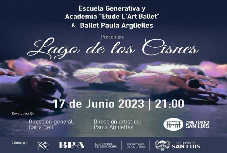 El Cine Teatro vivirá el ballet El Lago de los Cisnes