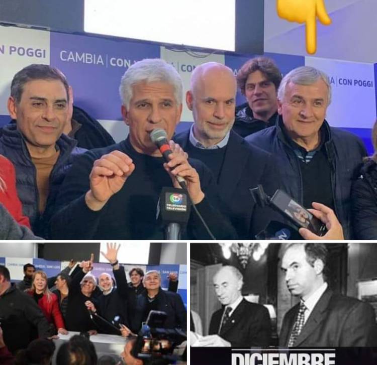 La UCR y el poggismo apoyaron la represión en Jujuy .Comunicados y silencios ante el padrino  Morales 