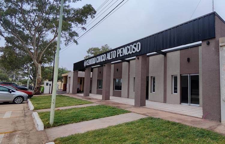 ALTO PENCOSO: finalizó la construcción del centro cívico 