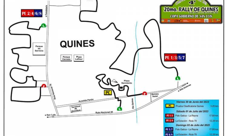  QUINES: se corre el rally puntano este finde
