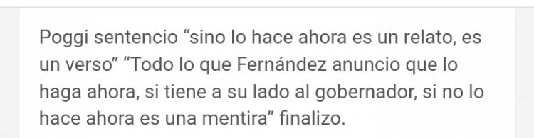 El Gobierno hace lo que pidió Poggi en campaña.Cartas Documento sin sentido .Se contestan con lo que pidió el electo en campaña