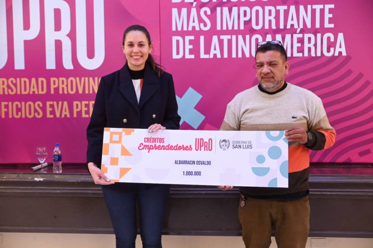 VILLA MERCEDES: nuevos créditos para emprendedores UPrO