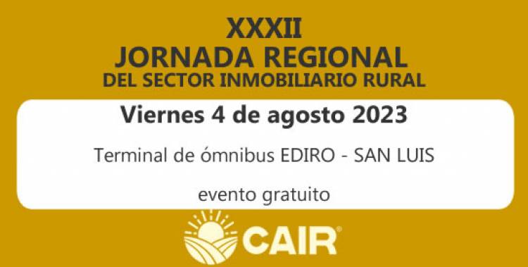 XXXII Jornada Regional del Sector Inmobiliario Rural
