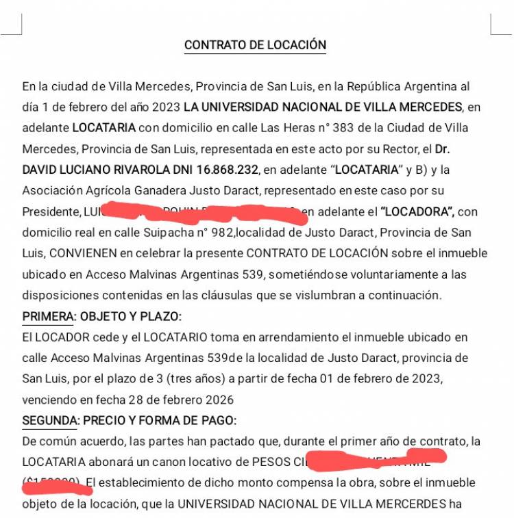 La UNVIME vergüenza.Rivarola alquiló y no paga.Desalojo en la puerta??4 alumnos de Medicina en  4to. Año . Fracaso Total.