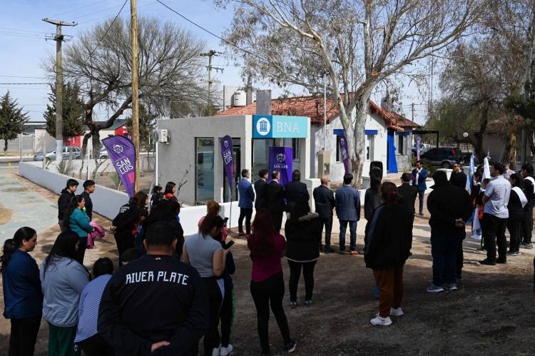 DESAGUADERO: inauguró su primer cajero automático