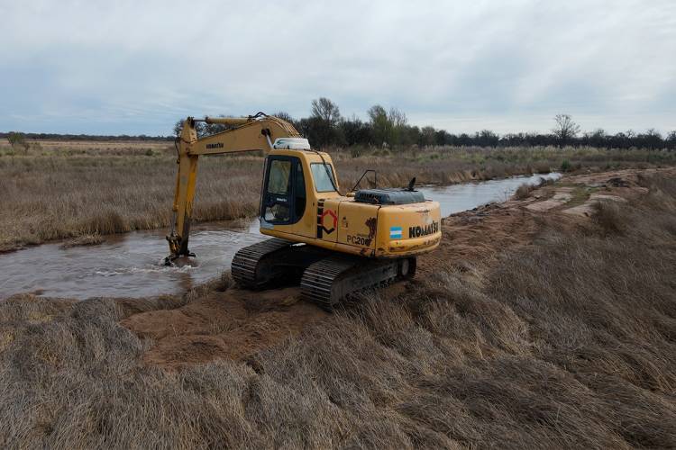 Concluyeron trabajos en el Arroyo Zanjón del Cerro Negro