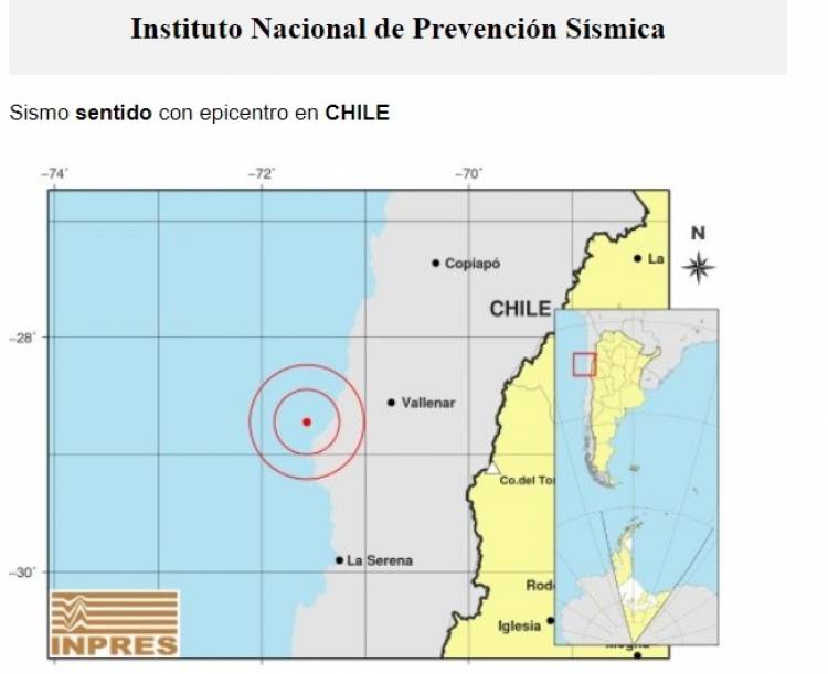  FUERTE TEMBLOR EN EL PACÍFICO QUE SE SINTIÓ EN SAN LUIS