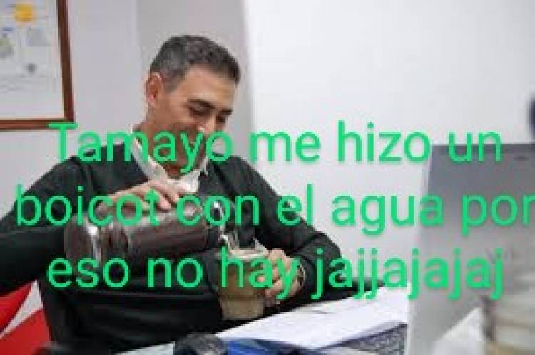 Hissa hace 8 años que pedía pista.Con el agua lo único que se le ocurre es una emergencia y echarle la culpa a Tamayo 