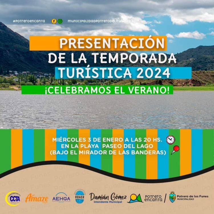 Potrero de los Funes abre su temporada Turística .Ausencia de la Provincia en el principal destino cerca de San Luis..Rigau perdido .Se espera que desensille para la tarde y vaya .