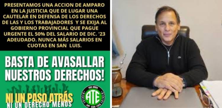 Habilitaron la Feria para resolver por el pago completo a Estatales, planteado por ATE y Enrique Ponce.Si se probara que hay recursos ,  habría responsabilidad penal para Poggi , por retención indebida, que había sido intimado.
