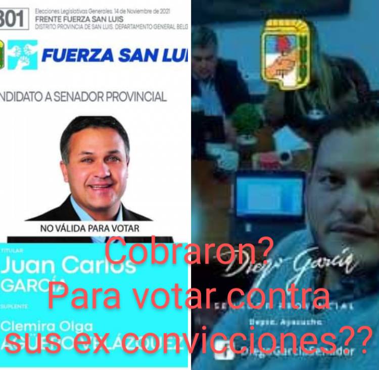 Que le dieron a los García para que cambien convicciones para vender la Casa de San Luis.Gratuitamente difícil..... TRANFUGAS políticos privilegiados .