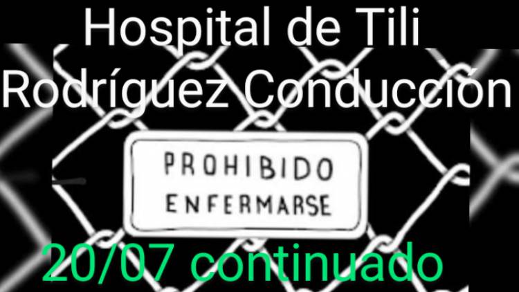Tilisarao insólito:sin atención fin de semana, porque limpian los tanques de agua.Sin dirección , Rodríguez lo decretó de prepo para no trabajar él y de paso nadie.Prohibido enfermarse.Es ridículo .Dicen que es para que el Director festeje el Día del Amigo continuado.