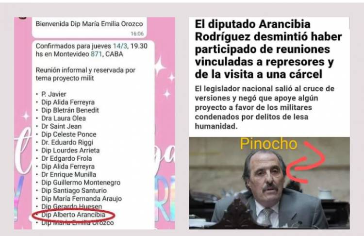 Arancibia Rodríguez un gran mentiroso.El Chat Libertario que lo mandó al frente para liberar genocidas.Quedar en ridículo.