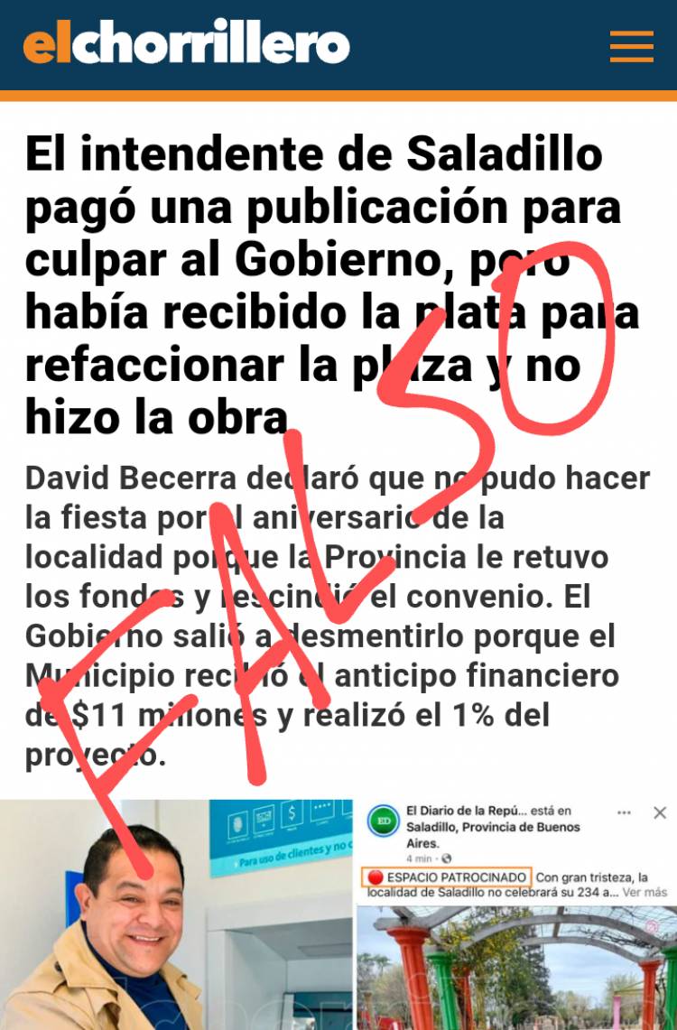 Las mentiras de Poggi sobre Saladillo.Le debe un millón de la obra y le rescindió sin causa.El Municipio le reclamó lo que le debe.El recurso que no quieren mostrar  y duele. Los 4 millones que no les paga.La.renuncia al construyendo los sacó .