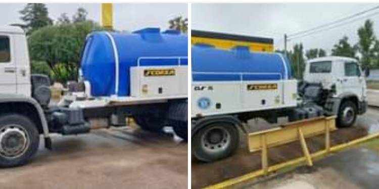 Daract : Domínguez sigue haciendo historia. Camión desobstructor .Progreso histórico para la Ciudad .