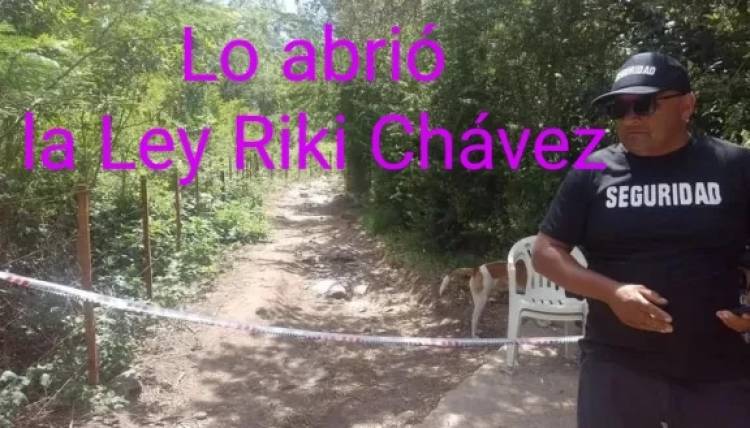 Acceso Villa Elena abierto..La Ley Riki Chávez lo hizo .Los senderos históricos deben ser respetados 