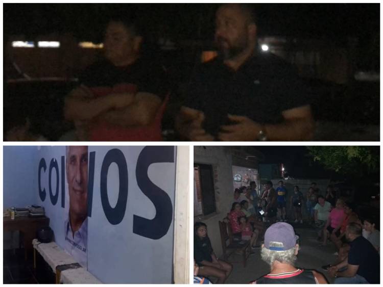 Castro Luna lanzado a la reelección.Con Hartfield (será Candidato)recorrieron los barrios más humildes de Mercedes .El Eva Perón como comienzo 