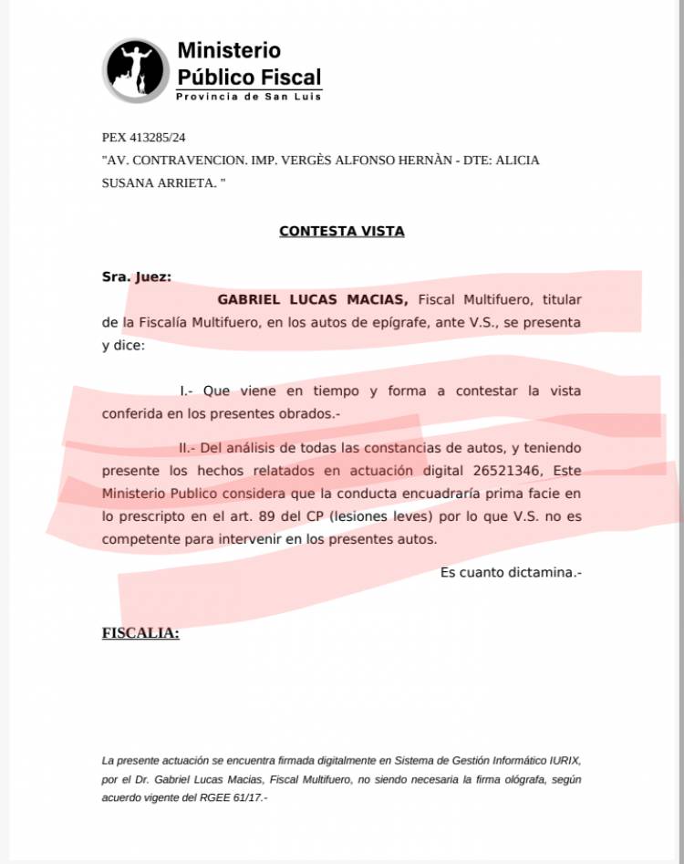 La Justicia Contravencional acató el fallo de Cámara y VERGES será investiga por lesiones . Un Fiscal ya fijo quevs prima facie hay delito. Su ignorancia del derecho es supina .Ya está la causa para formular cargos. El ataque cínico a EA  contra la Libertad de Expresión 