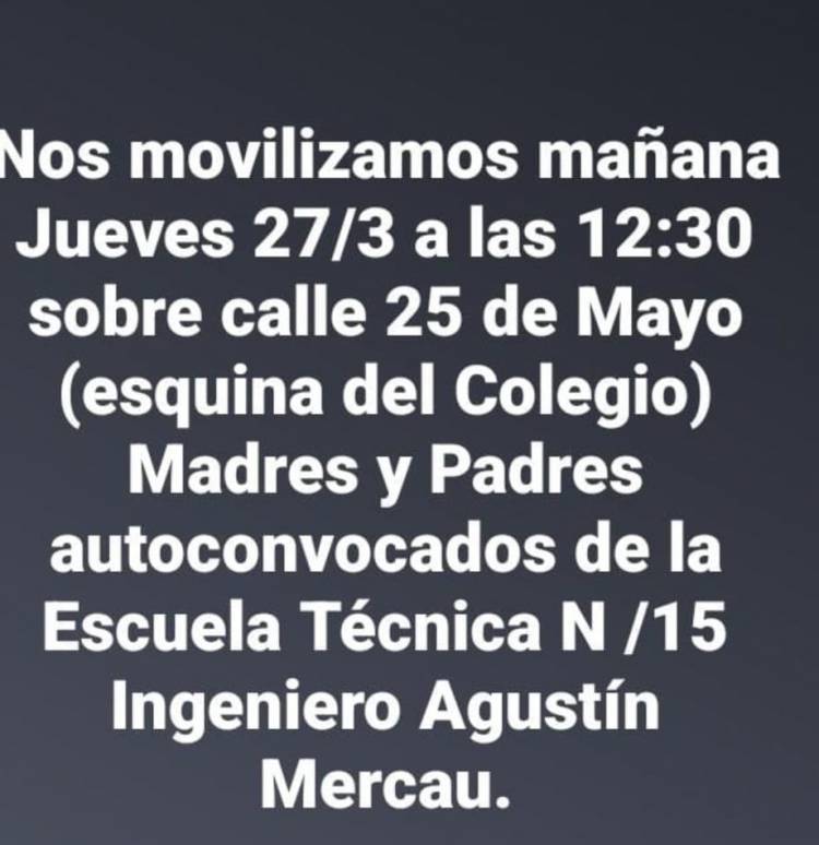 La comida podrida en la Agustín Mercau moviliza. Salmonella que envenena para toda la vida .Padres indignados 