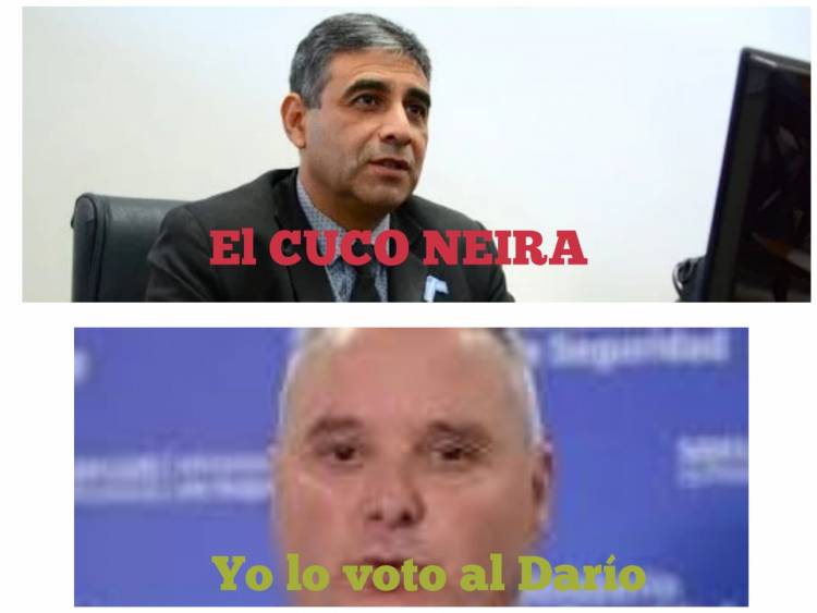 Neira: el cuco que enloquece al poggismo.La doble vara y pregonar con la bragueta abierta.La defensa a la Policía será implacable con su voz .Vieytes , fue parte de esa conducción que irónicamente critica el Gobierno .