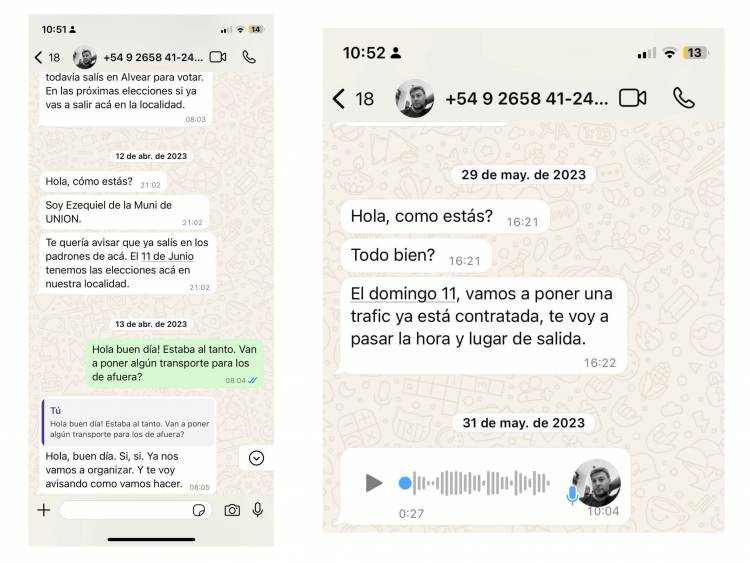 Unión: la prueba del fraude  que viene de antes de 2023. 